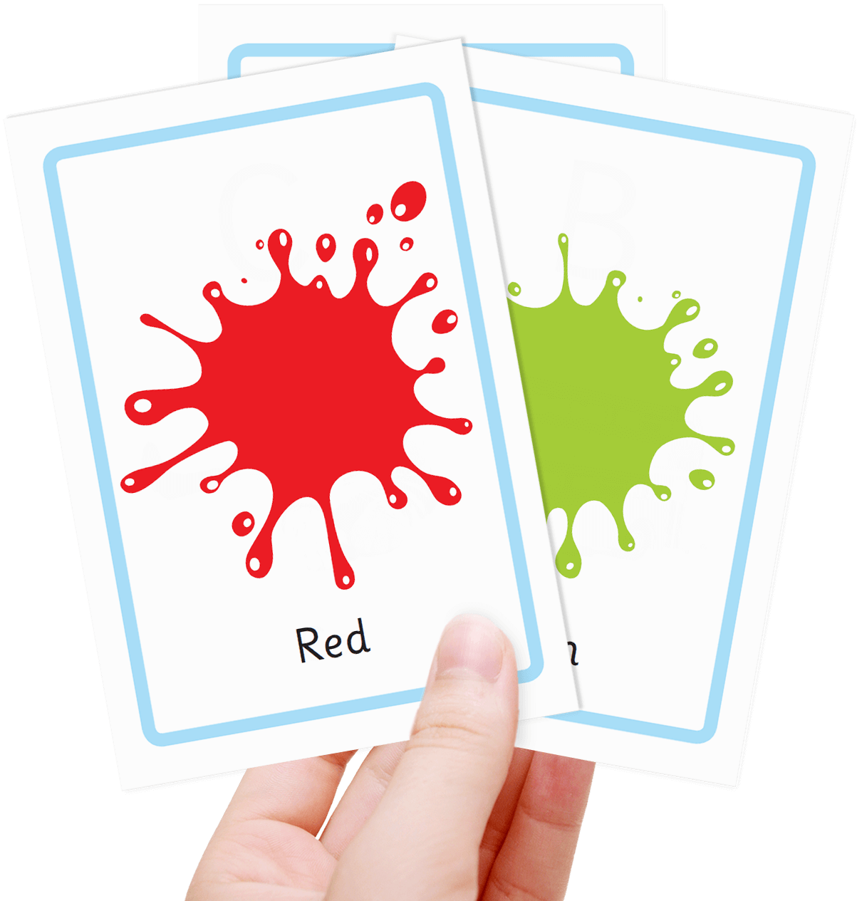 Free colour flashcards for kids