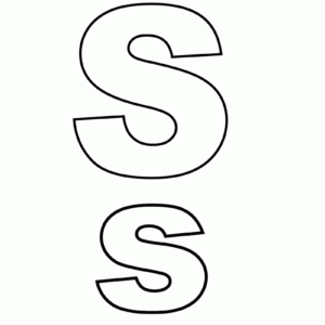 Letter s coloring pages printable for free download