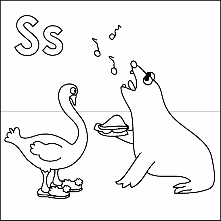 Free coloring page may letter s