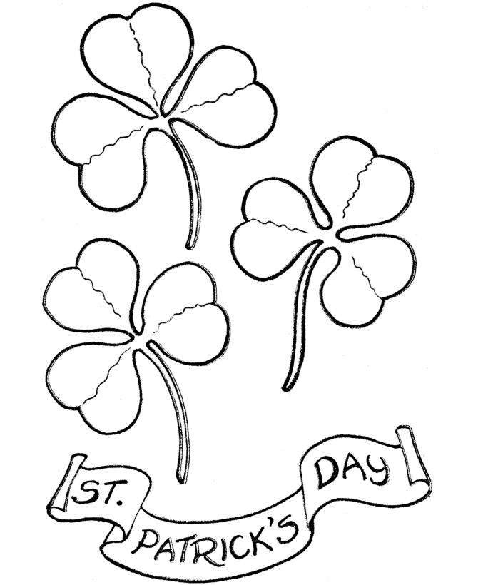 Bluebonkers st patricks day coloring page sheets