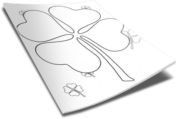 Shamrock coloring page