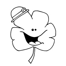 Top free printable four leaf clover coloring pages online