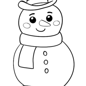 Snowman coloring pages printable for free download