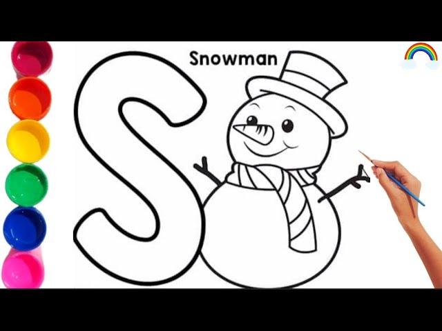 S is for snowman â