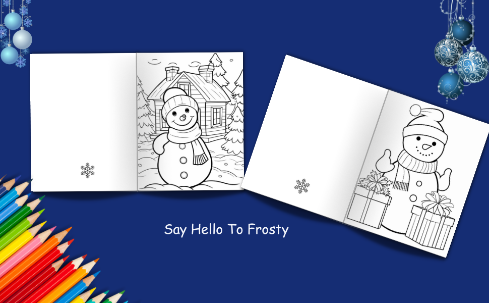Cute christmas snowman coloring pages unique holiday themed christmas snowman coloring pages for kids teens men women x in print nacirfa books