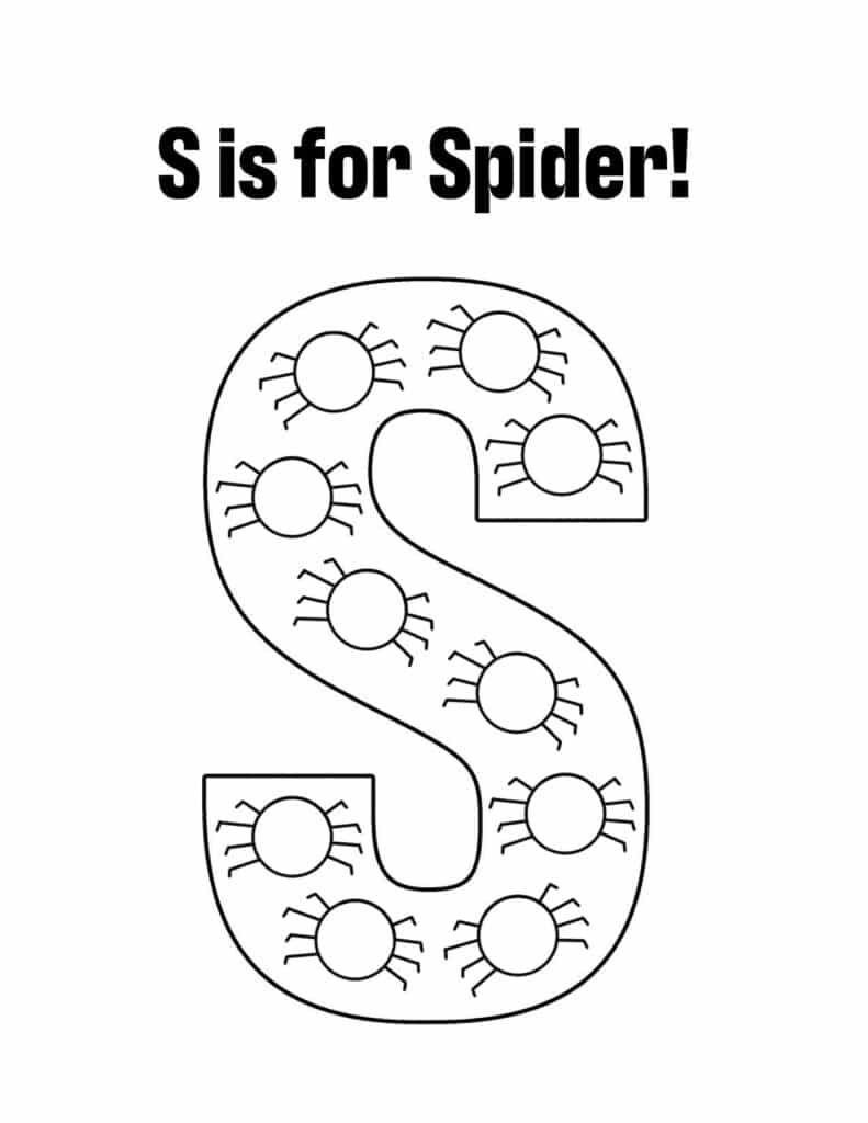 Free letter s worksheets for preschool â the hollydog blog