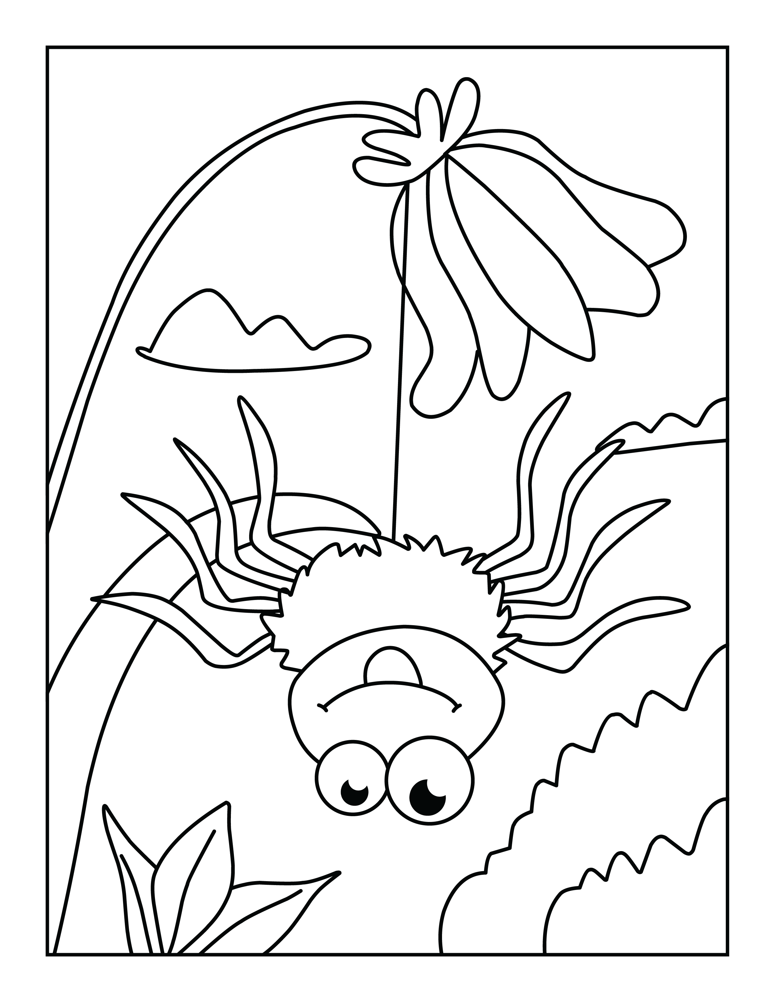 Buzzing with fun cute bugs and insects coloring pages made by teachers