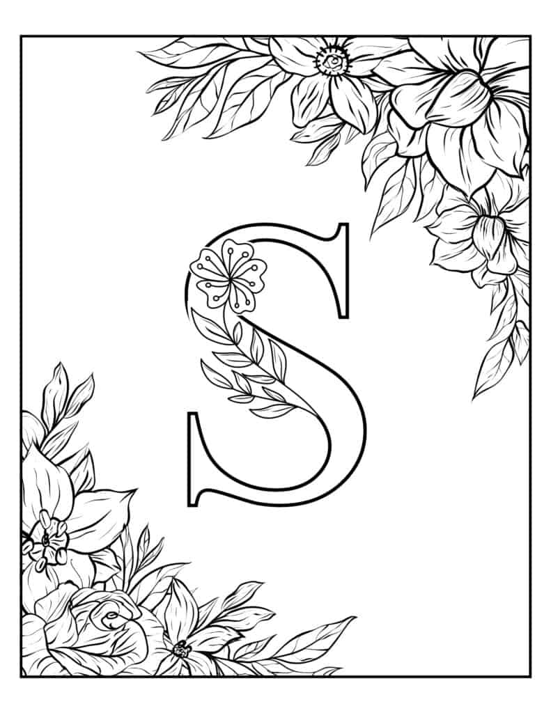 Free spring coloring pages for kids and adults