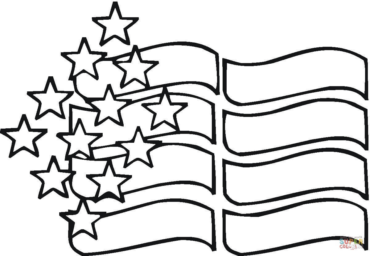 American stars coloring page free printable coloring pages