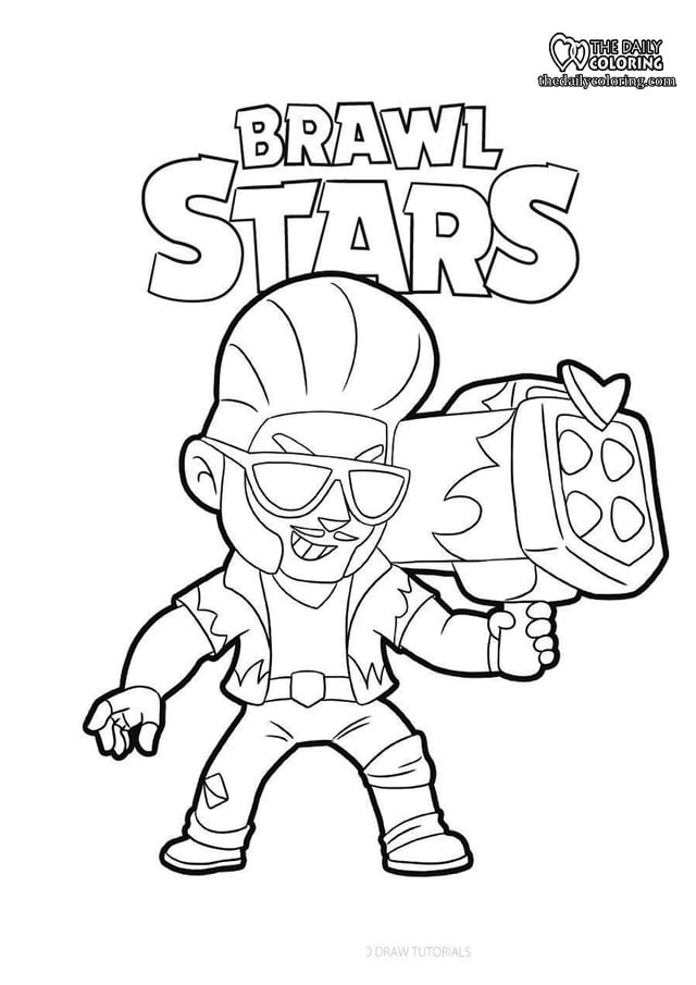 Brawl stars coloring pages new june rfreecoloringpages