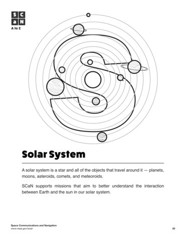 S is for solar system coloring page free printable coloring pages