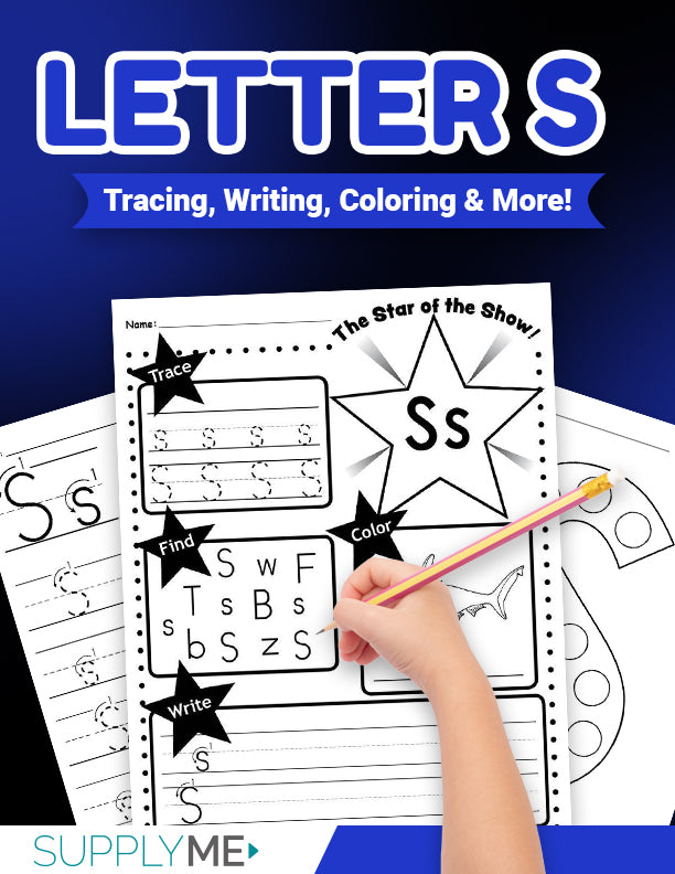 Letter s worksheets bundle