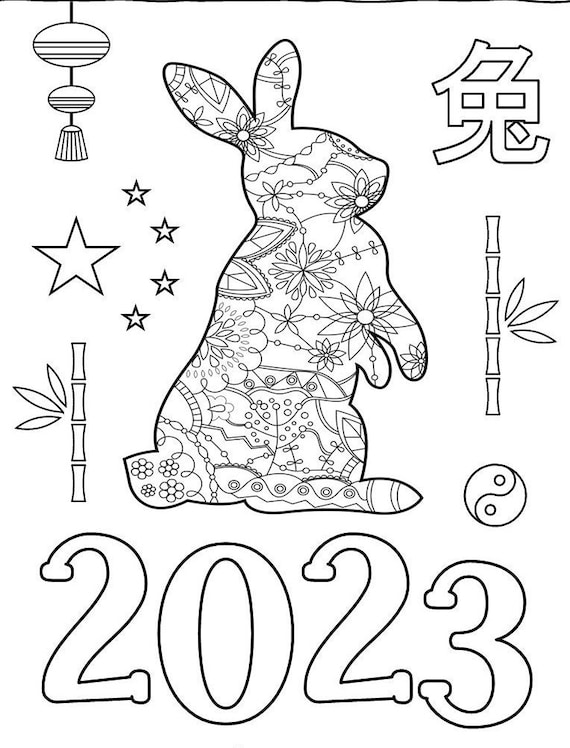 New years coloring pages