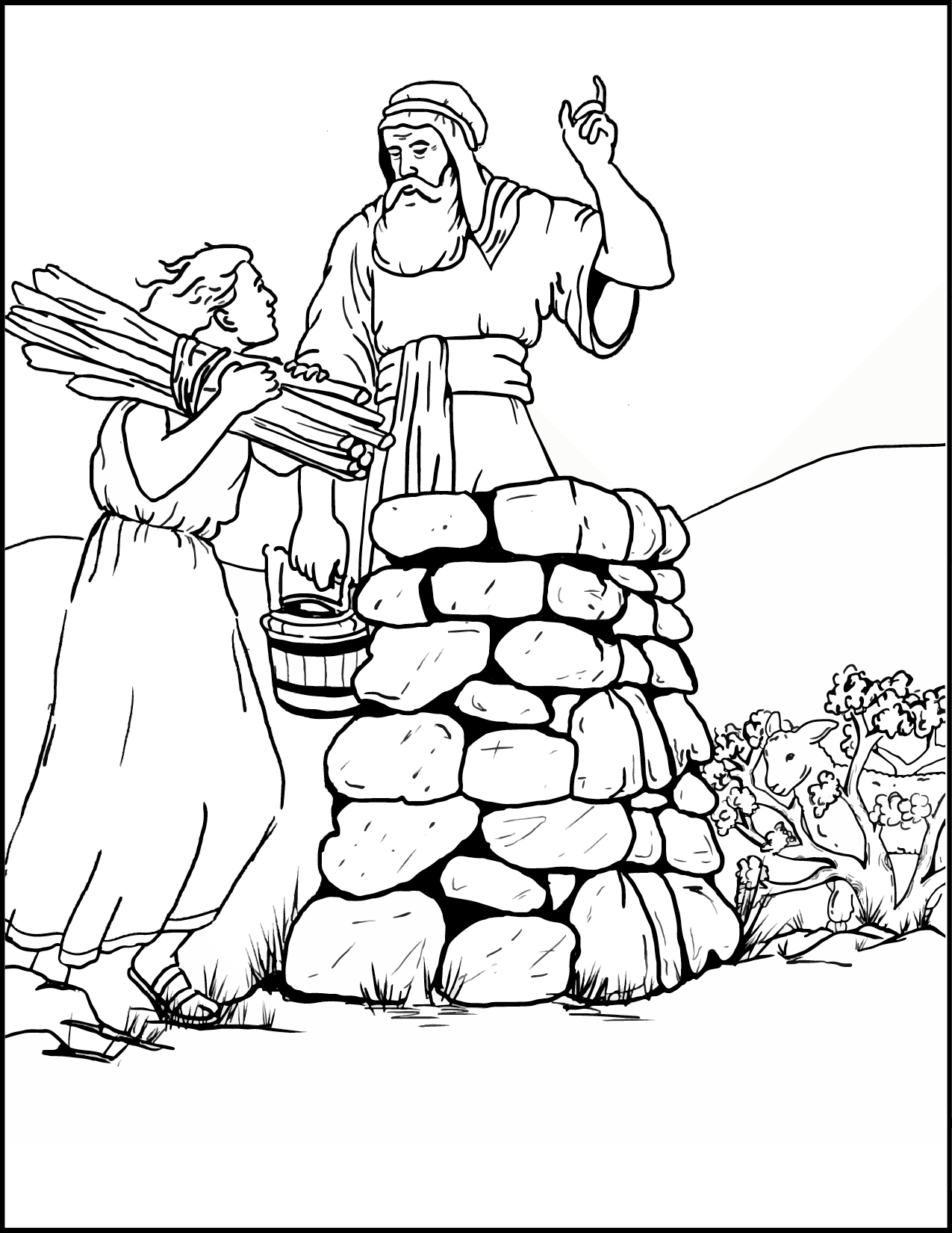 Sabbath school coloring pages starting with jesus