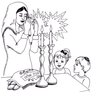 Shabbat coloring pages printable for free download