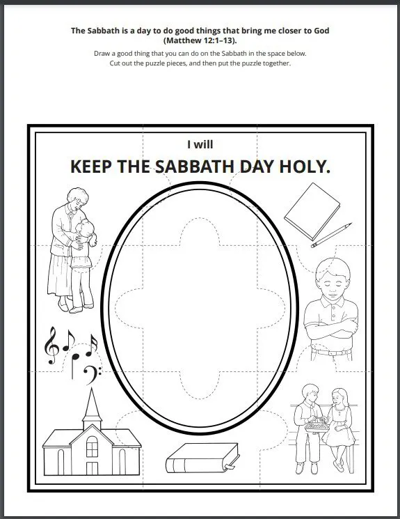 The big list of sabbath day lesson ideas e follow me kids bible lessons