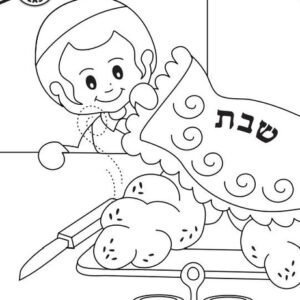 Shabbat coloring pages printable for free download