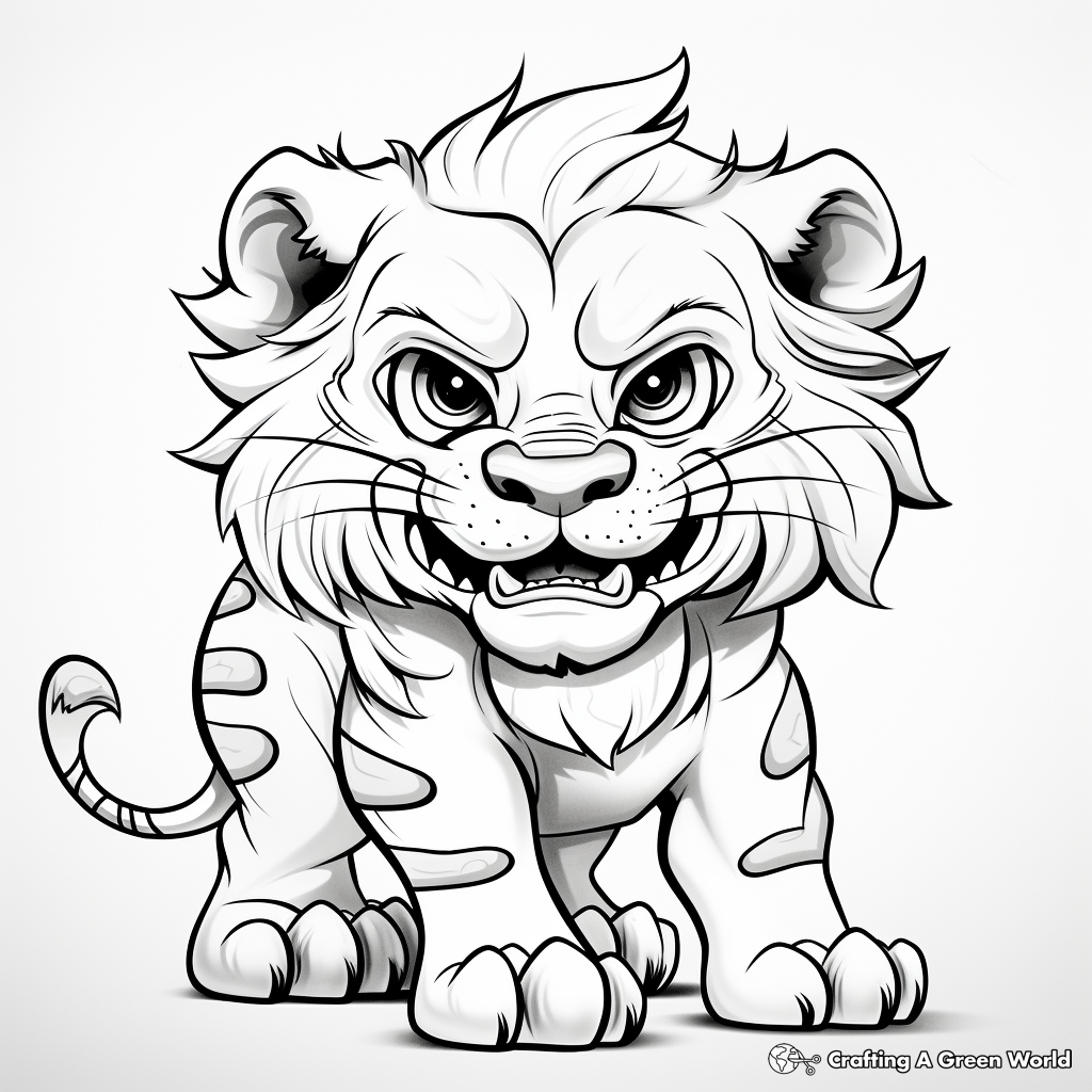 Sabertooth tiger coloring pages