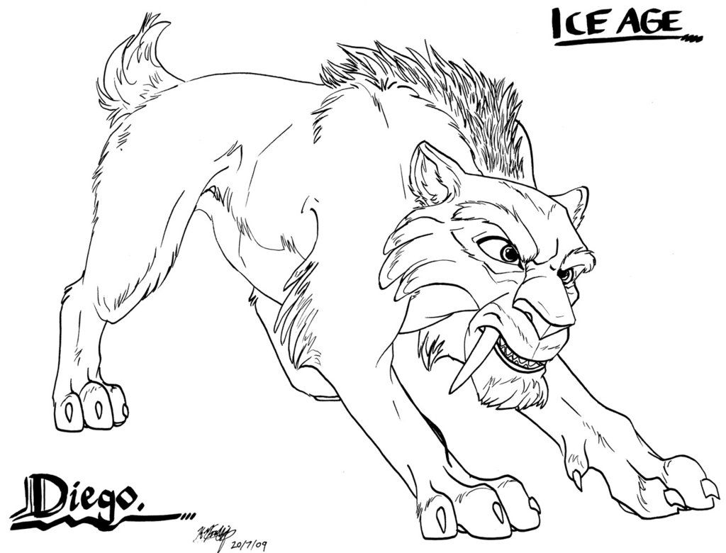 Free saber tooth tiger coloring page download free saber tooth tiger coloring page png images free cliparts on clipart library