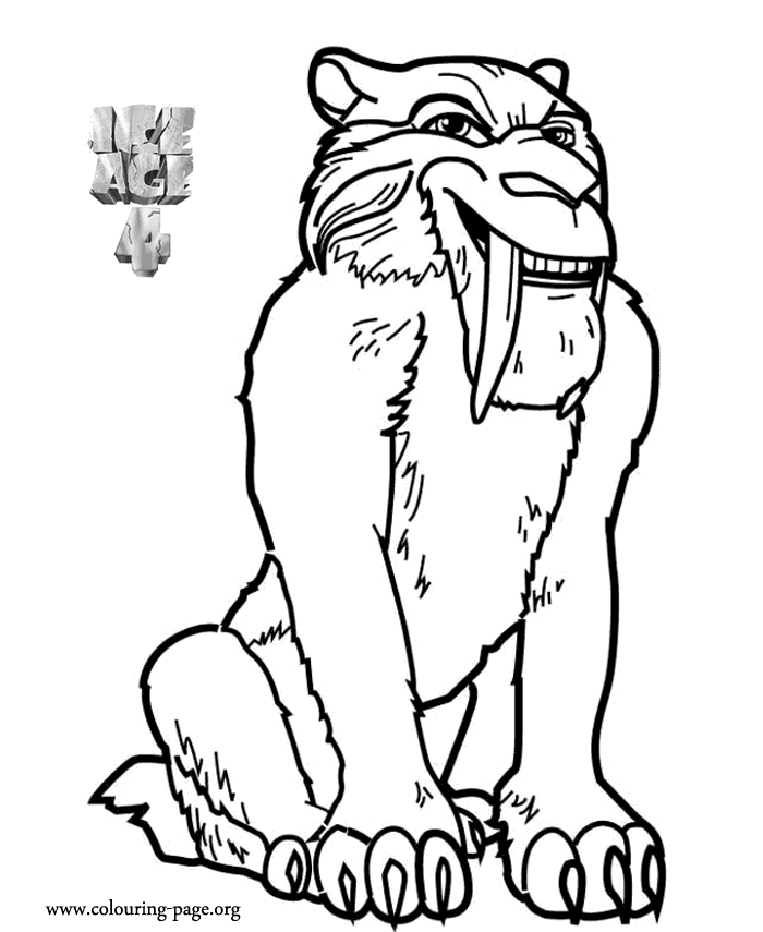 Free saber tooth tiger coloring page download free saber tooth tiger coloring page png images free cliparts on clipart library