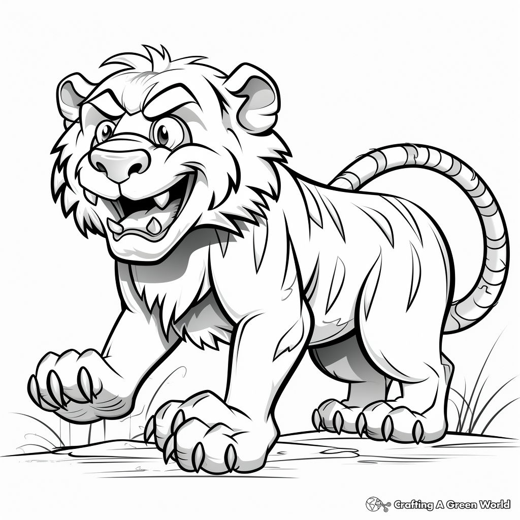 Tiger coloring pages