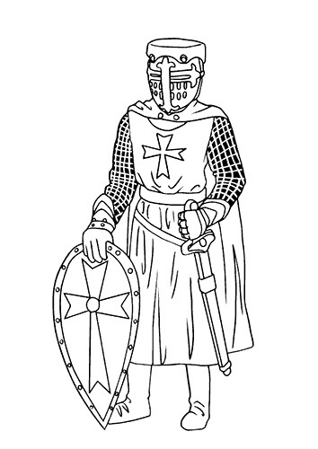 Sword coloring pages