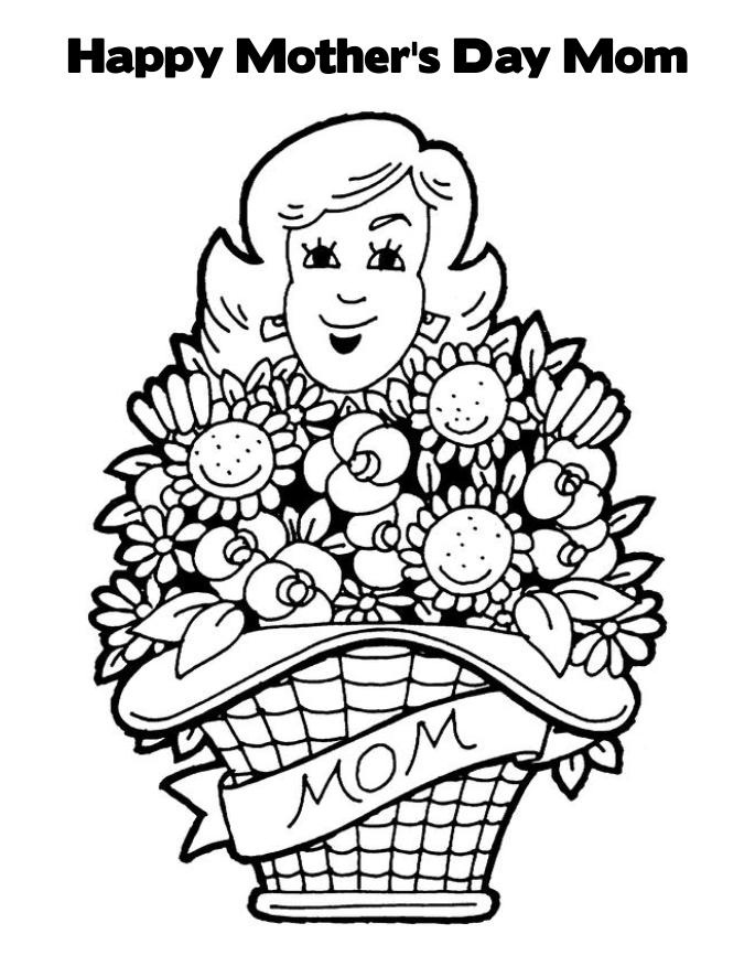 Free printable mothers day coloring pages for kids