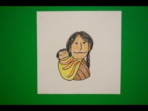 Sacagawea biography drawing copy