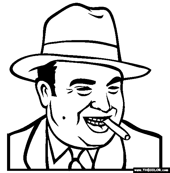 Faous historical figure coloring pages