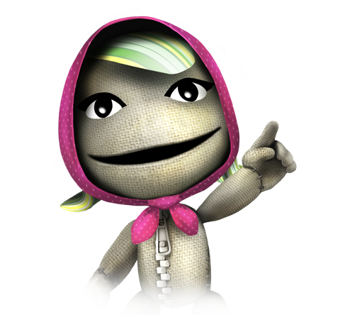 Sackgirl costume playstation all