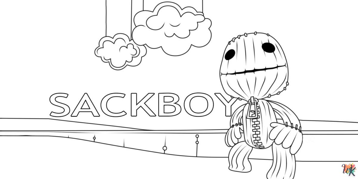 Coloriage littlebigplanet dãcouvre le monde fascinant du jeu