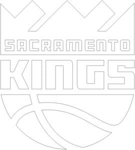 Sacramento kings logo coloring page