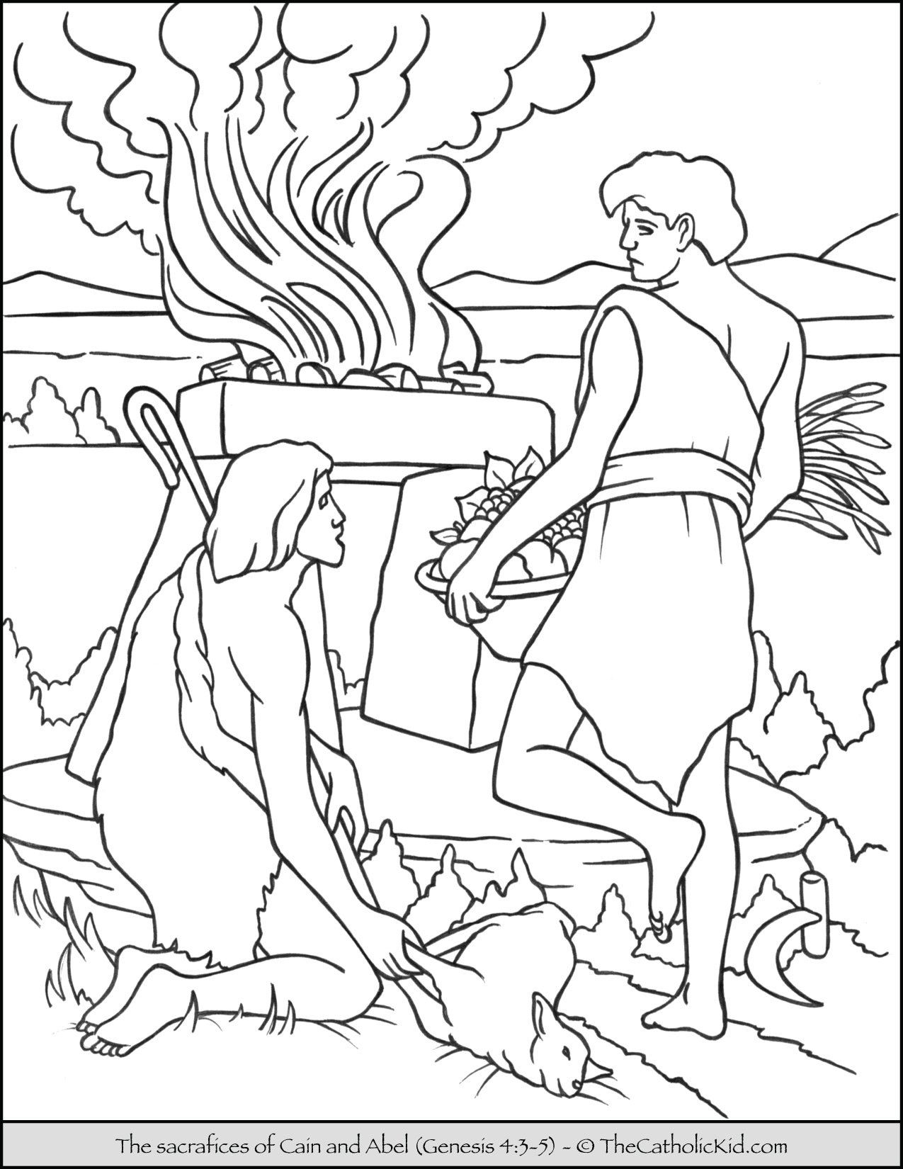 Bible coloring page