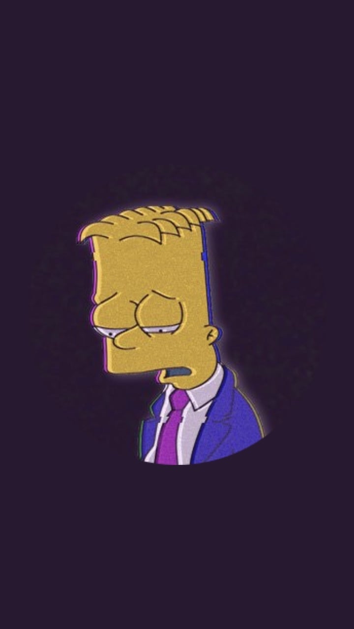 Bart sad by Jules_moon, bart simpson broken heart HD phone