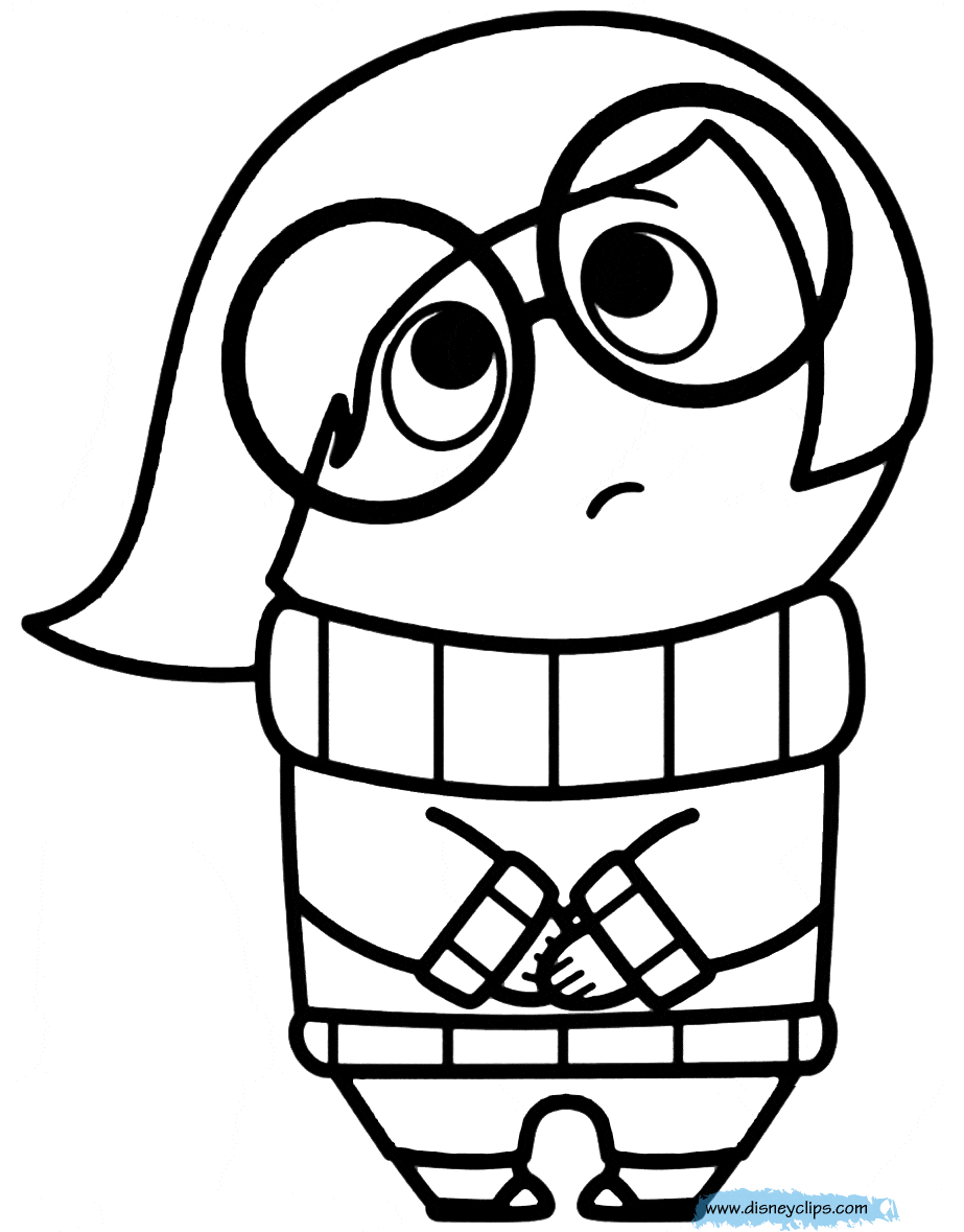 Inside out coloring pages