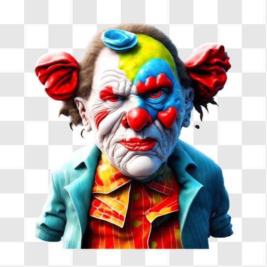 Sad clown png