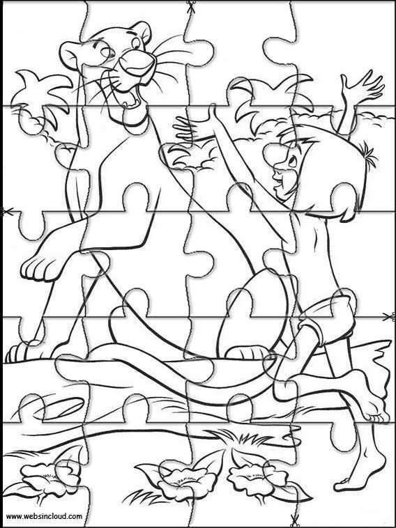 Puzzles for kids the jungle book jungle book coloring pages jungle book disney