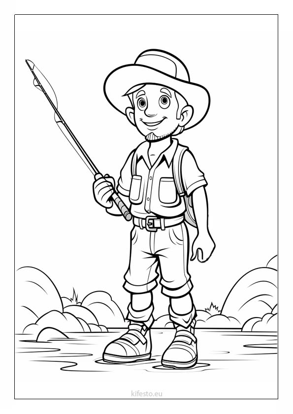 Angler coloring pages free printable coloring sheets for kids