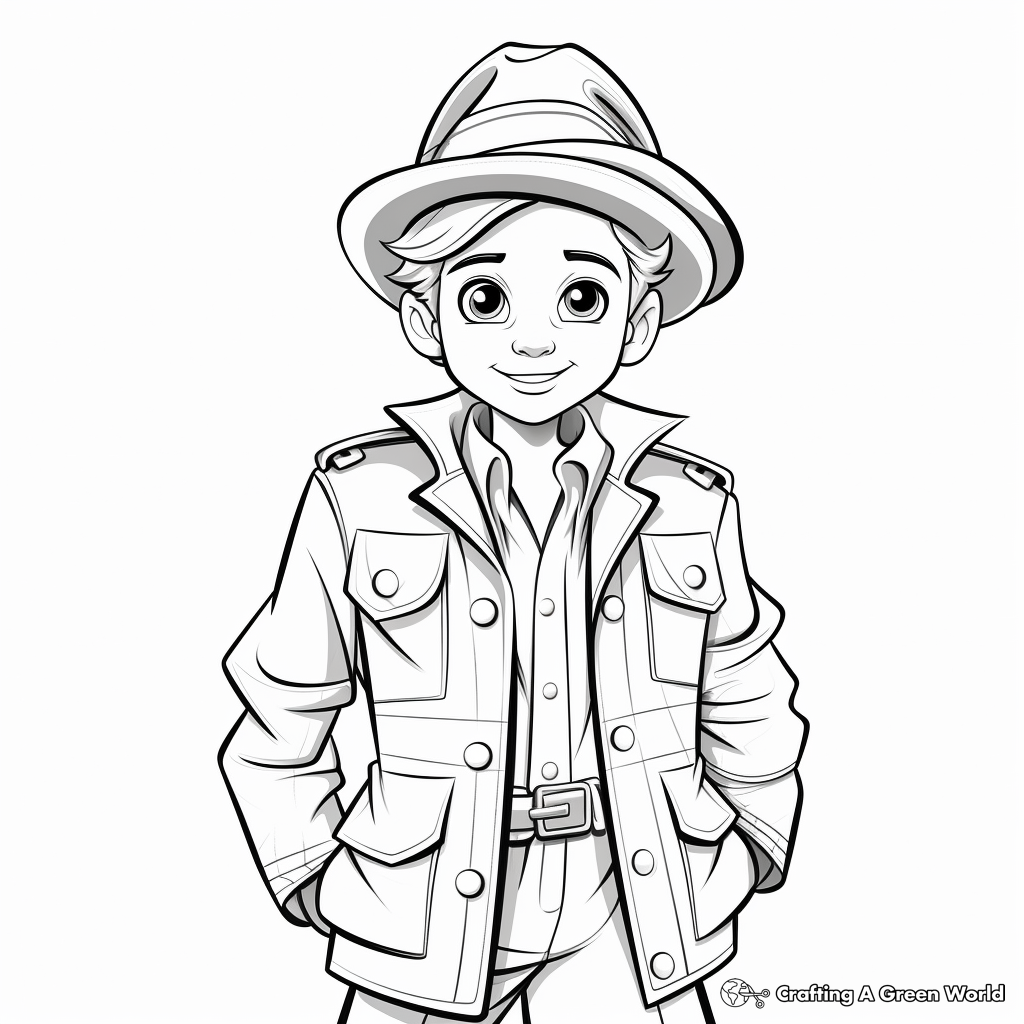 Jacket coloring pages