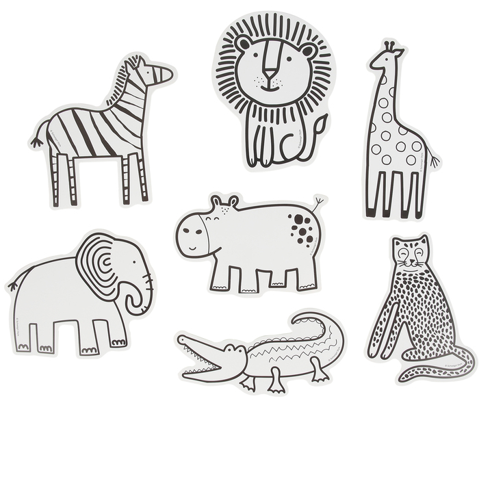 Simply safari animals cut