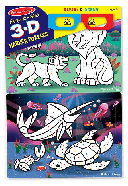 Melissa doug d colouring puzzles