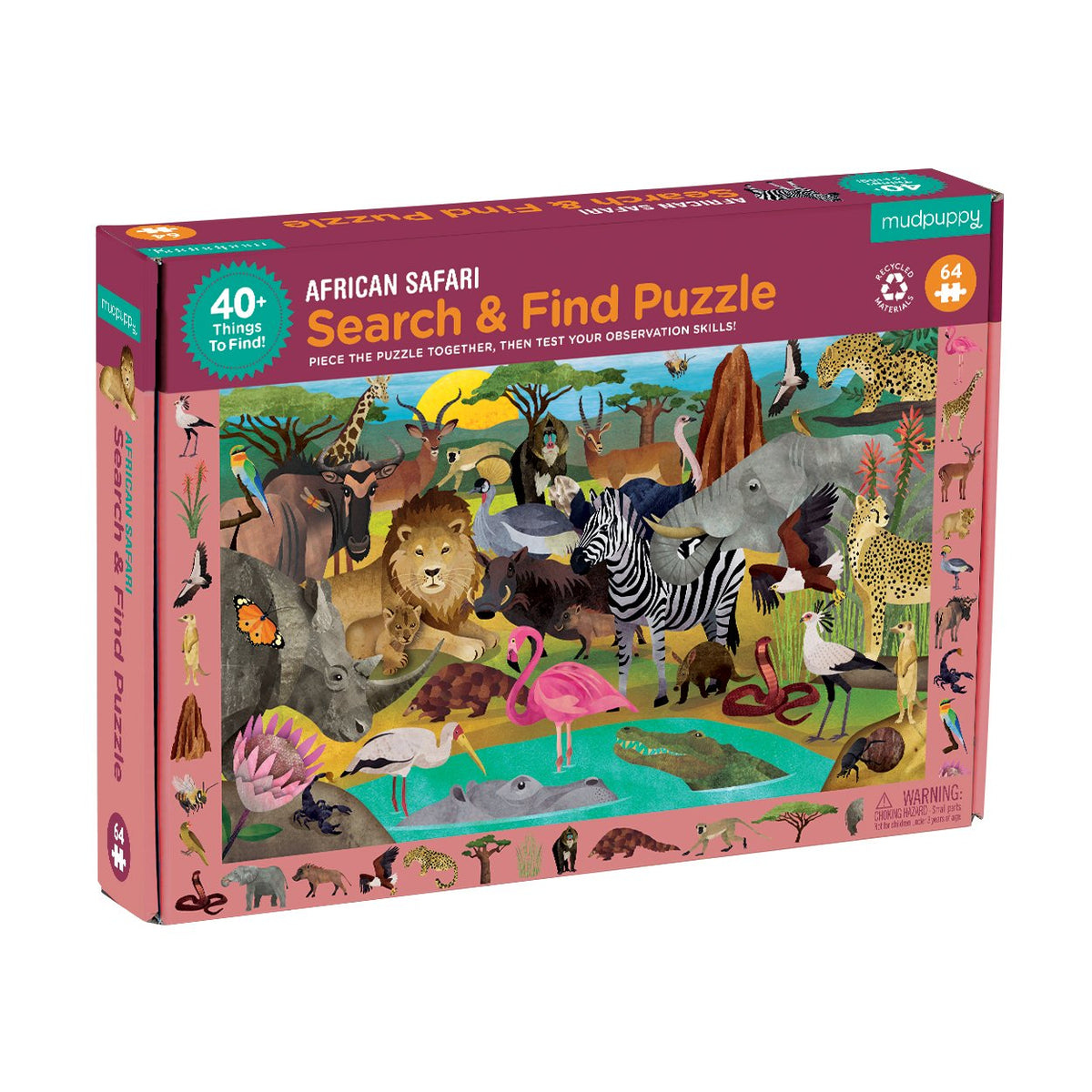 African safari search find puzzle