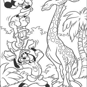 Goofy coloring pages printable for free download