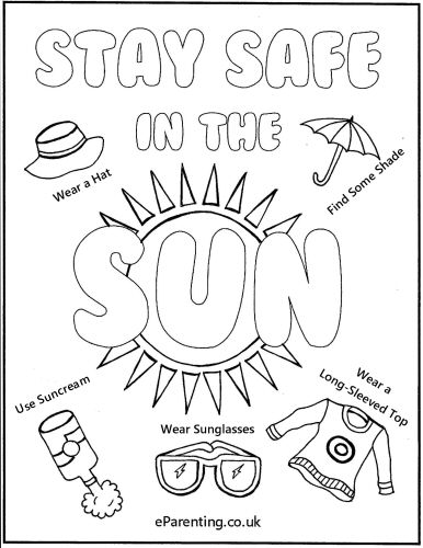 Sun safety louring picture