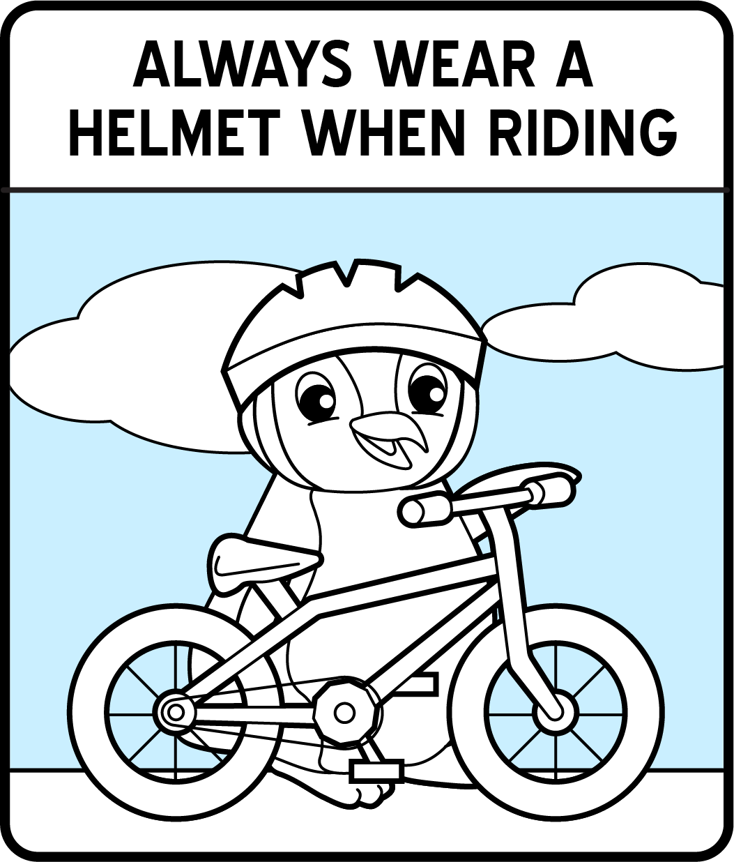 Safety sign coloring pages for kids blog