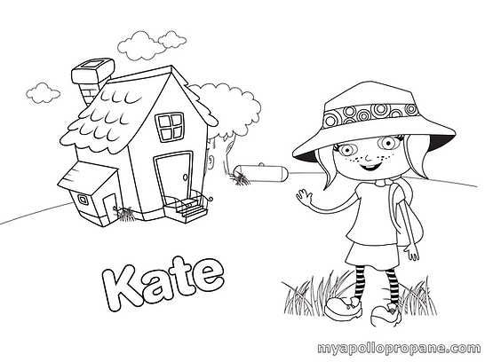 Safety coloring pages