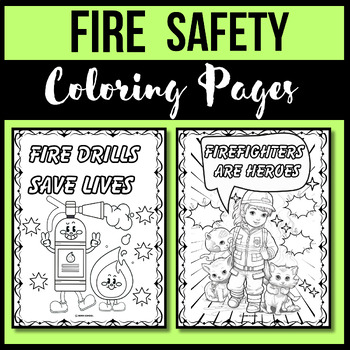 Fire safety week coloring pages inspiring quotes fire prevention week