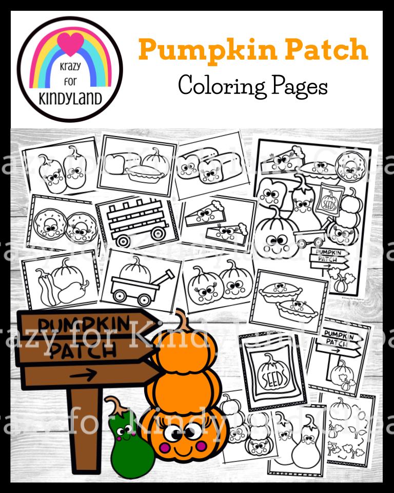 October coloring pages booklet bundle fire safety pumpkin bat halloween