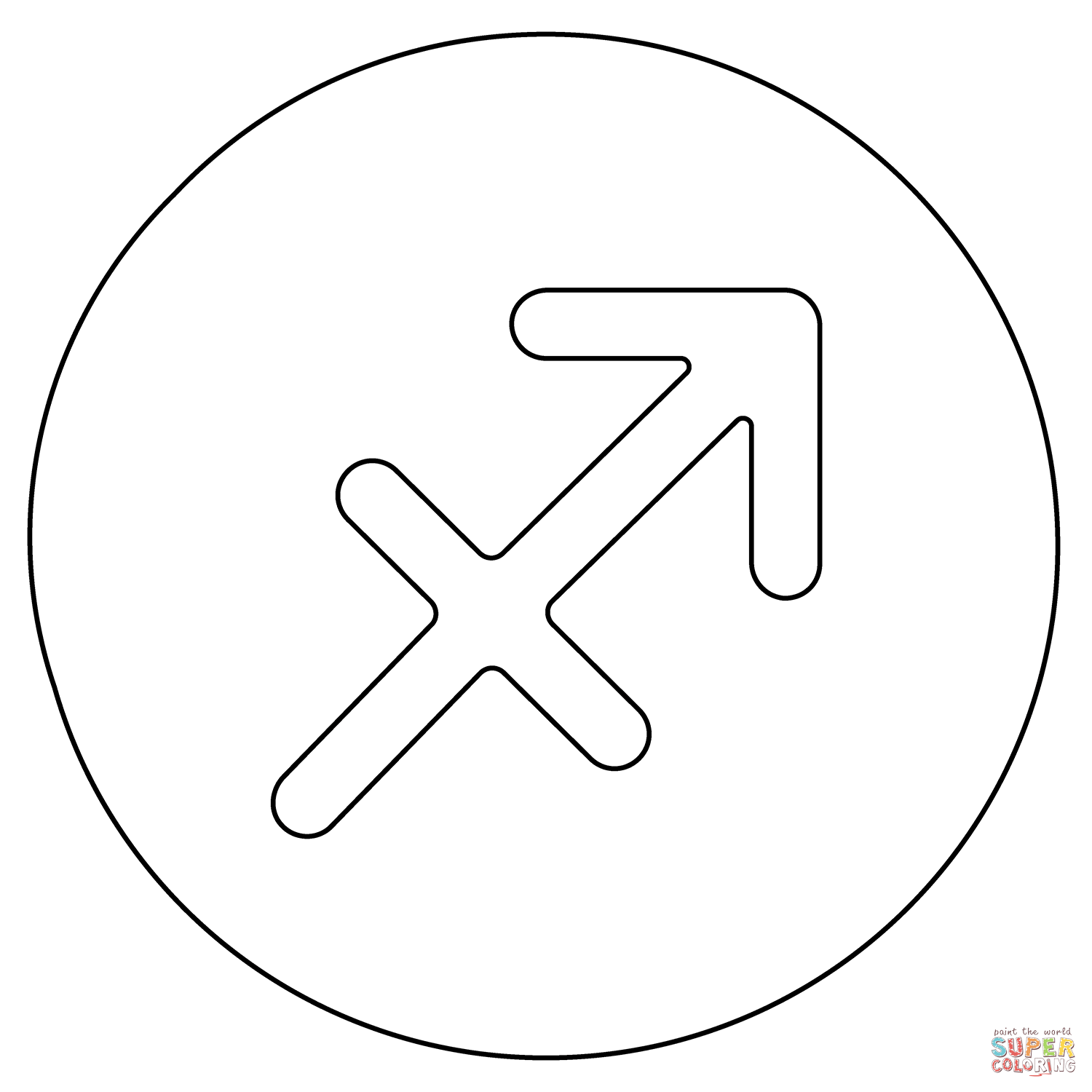 Sagittarius emoji coloring page free printable coloring pages