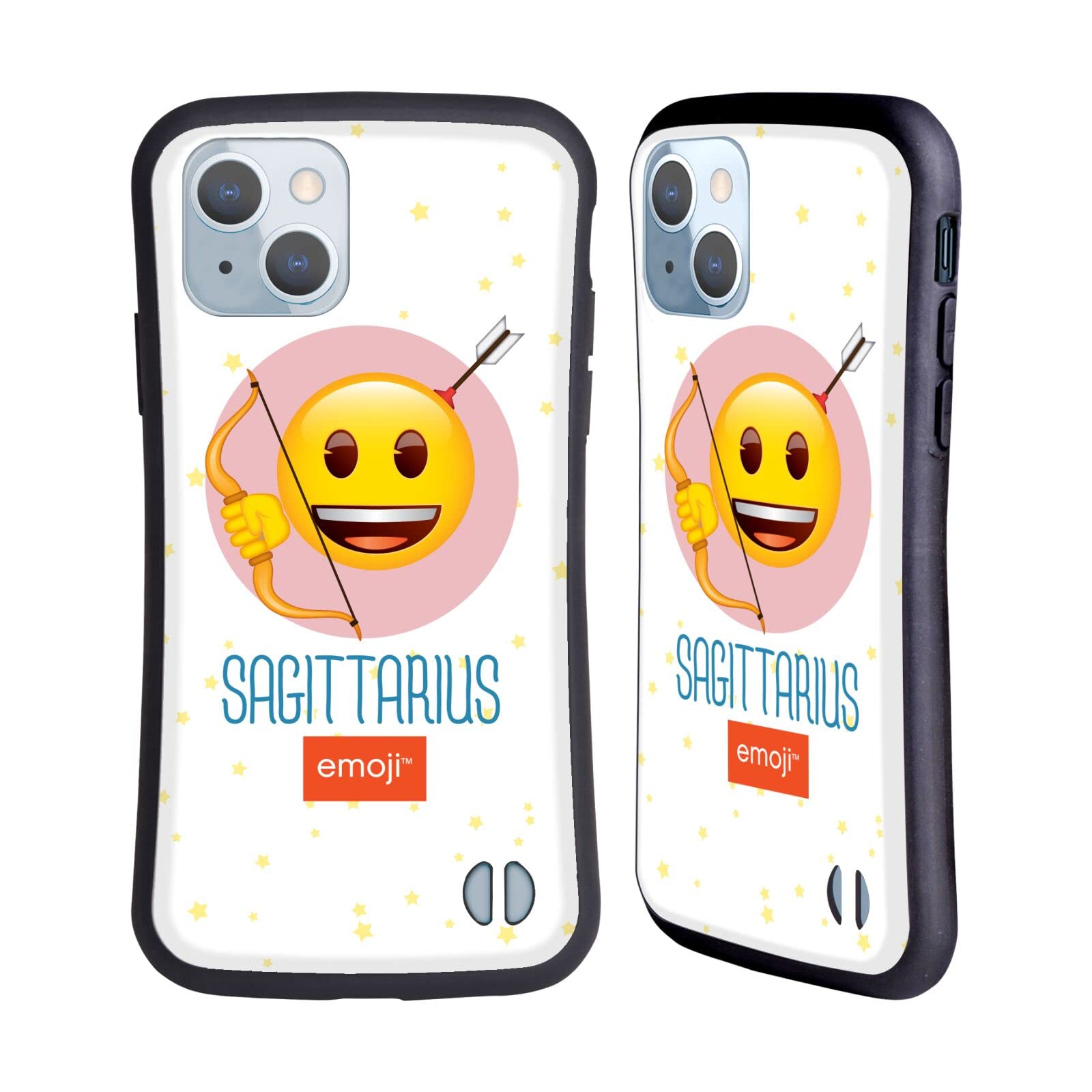 Head case designs officially licensed emoji sagittarius zodiac signs hybrid case patible with apple iphone cell phones accessories